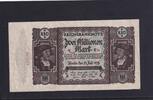 Weimarer Republik, Reichsbank, 2 Millionen Mark Ro.89a, DEU-101a, KN 16 mm lang, -