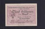 Weimarer Republik, Schlesien, 5 Billionen Mark Guhrau, Kreis, -