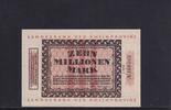 Weimarer Republik, Rheinland, 10 Millionen Mark Düsseldorf, Landesbank der Rheinprovinz, mit Zonen Stempel, -