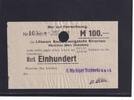 Weimarer Republik, Sachsen, 100 Mark Kirschau, C. Otto Engert, -