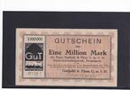 Weimarer Republik, Schleswig Holstein, 1 Million Mark Neumünster, Gerhold & Thon, -