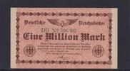 Weimarer Republik, Reichsbahn, 1 Million Mark Reichsverkehrsminister Berlin, Serie: DD, -