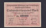 Weimarer Republik, Württemberg, 100000 Mark Böblingen, Stadtgemeinde, -