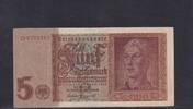 Deutsches Reich, Drittes Reich, 5 Reichsmark Ro.179a, DEU-220a, KN 7 stellig, Serie: O, -