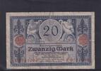 Kaiserreich, Reichsbanknote, 20 Mark Ro.53, DEU-42, Serie: E, Udr. Bst. K, -