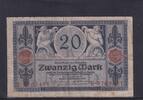 Kaiserreich, Reichsbanknote, 20 Mark Ro.53, DEU-42, Serie: E, Udr. Bst. K, -