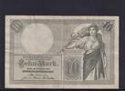 Kaiserreich, Reichsbanknote, 10 Mark Ro.27b, DEU-53b, KN 7 stellig, Serie: P, -