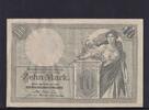Kaiserreich, Reichsbanknote, 10 Mark Ro.27b, DEU-53b, KN 7 stellig, Serie: P, -