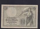 Kaiserreich, Reichsbanknote, 10 Mark Ro.27b, DEU-53b, KN 7 stellig, Serie: Q, -