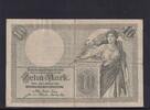 Kaiserreich, Reichsbanknote, 10 Mark Ro.27b, DEU-53b, KN 7 stellig, Serie: R, -