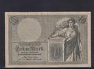 Kaiserreich, Reichsbanknote, 10 Mark Ro.27b, DEU-53b, KN 7 stellig, Serie: S, -