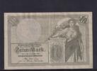 Kaiserreich, Reichsbanknote, 10 Mark Ro.27b, DEU-53b, KN 7 stellig, Serie: W, -