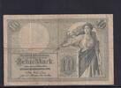 Kaiserreich, Reichsbanknote, 10 Mark Ro.27b, DEU-53b, KN 7 stellig, Serie: V, -