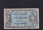 Deutschland. Alliierte Besatzung 10 Mark Ro.203d, AMB-4d, UdSSR-Druck KN 8 Stellig, ohne F, -