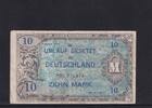 Deutschland. Alliierte Besatzung 10 Mark Ro.203d, AMB-4d, UdSSR-Druck KN 8 Stellig, ohne F, -