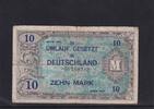Deutschland. Alliierte Besatzung 10 Mark Ro.203d, AMB-4d, UdSSR-Druck KN 8 Stellig, ohne F, -