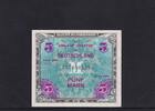 Deutschland, Alliierte Besatzung, 5 Mark Ro.202a, AMB-3a, US-Druck KN 9 stellig mit F, -