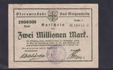 Weimarer Republik, Württemberg, 2 Millionen Mark Bad Mergentheim, Oberamtsstadt, -