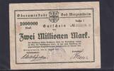 Weimarer Republik, Württemberg, 2 Millionen Mark Bad Mergentheim, Oberamtsstadt, -