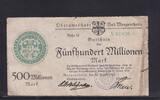 Weimarer Republik, Württemberg, 500 Millionen Mark Bad Mergentheim, Oberamtsstadt, -