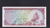 Malediven 20 Rufiyaa 1987 Kassenfrisch I, 12.98 £ Tax included +  6.06 £ shipping
