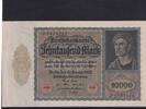 Weimarer Republik, Reichsbank, 10000 Mark Ro.68b, DEU-77, ohne Unterdruckbuchstabe: 210mm x 124mm, Serie: J, -