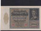 Weimarer Republik, Reichsbank, 10000 Mark Ro.68b, DEU-77, ohne Unterdruckbuchstabe: 210mm x 124mm, Serie: J, -