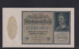 Weimarer Republik, Reichsbank, 10000 Mark Ro.69c, DEU-78c, Format 180x100mm, Firmendruck KN 6stellig, FZ: K, -