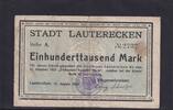 Weimarer Republik, Pfalz, 100000 Mark Lauterecken, Stadt, -