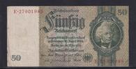 Deutsches Reich, Drittes Reich, 50 Reichsmark 1933 Ro.175c, DEU-210c, Zw... 3.46 £ Tax included +  6.07 £ shipping