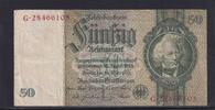 Deutsches Reich, Drittes Reich, 50 Reichsmark 1933 Ro.175c, DEU-210c, Zw... 3.46 £ Tax included +  6.07 £ shipping