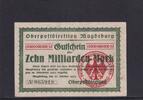 Weimarer Republik, Sachsen-Anhalt, 10 Milliarden Mark Magdeburg, Oberpostdirektion, -