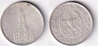 Deutsches Reich, Drittes Reich, 5 Reichsmark Garnisonkirche Potsdam, -