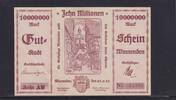 Weimarer Republik, Württemberg, 10 Millionen Mark Winnenden Stadt, -