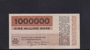 Weimarer Republik, Thüringen, 1 Million Mark Weimar Landesregierung, Bauhaus Entwurf von Herbert Bayer, -