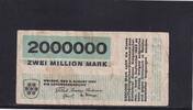 Weimarer Republik, Thüringen, 1 Million Mark Weimar Landesregierung, Bauhaus Entwurf von Herbert Bayer, -
