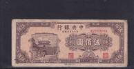 China 100 Yuan 1947 stark gebraucht IV+, 8.67 £ Tax included +  6.07 £ shipping