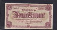 Deutsches Reich, Drittes Reich, Sudetenland, 20 Reichsmark Ro.186, Serie: AA, -