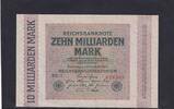 Weimarer Republik, Reichsbank, 10 Milliarden Mark Ro.114c, DEU-136b, Wz. Ringe, FZ: WB, -