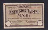 Weimarer Republik, Sachsen, 500000 Mark Dresden Rat der Stadt, Reihe A, KN 6 stellig, -