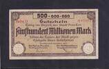 Weimarer Republik, Sachsen, 500 Millionen Mark Dresden Rat der Stadt, Reihe D, -