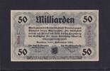 Weimarer Republik, Sachsen, 50 Milliarden Mark Dresden Rat der Stadt, Reihe E, -