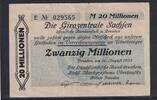 Weimarer Republik, Sachsen, 20 Millionen Mark Dresden, Die Landständische Bank , -