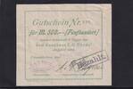 Deutsches Reich, Sachsen, 500 Mark Crimmitschau A. & W. Wagner auf Bankhaus Händel -