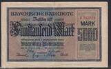 Bayern, 5000 Mark München, Bayerische Notenbank, -