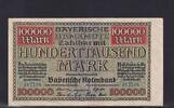 Bayern, 100000 Mark München, Bayerische Notenbank, -