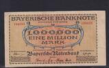 Bayern, 1 Million Mark München, Bayerische Notenbank, -