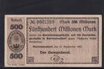 Sachsen, Hartmannsdorf, 500 Millionen Mark Gemeinderat Hartmannsdorf auf Gemeindehauptkasse, -