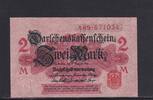 Deutsches Reich, Kaiserreich, 2 Mark Ro.52c, DEU-60, Zweite Kriegsausgabe, mit Unterdruck, Siegel rot, -
