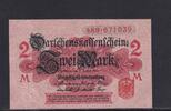 Deutsches Reich, Kaiserreich, 2 Mark Ro.52c, DEU-60, Zweite Kriegsausgabe, mit Unterdruck, Siegel rot, -